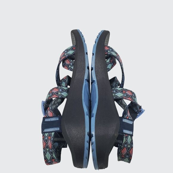 Preowned Chaco Z Cloud 2 Trace Eclipse Bleu Sport Sandals Size 5 ~ Eu 36 ~ 22 CM - Picture 4 of 9